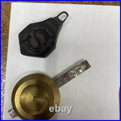 10 NICE ANTIQUE PENDULUM BOBS, Seth Thomas, Ingraham, Ansonia, Sessions, Gilbert 4