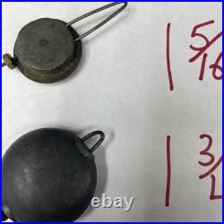 10 NICE ANTIQUE PENDULUM BOBS, Seth Thomas, Ingraham, Ansonia, Sessions, Gilbert 4