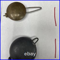 10 NICE ANTIQUE PENDULUM BOBS, Seth Thomas, Ingraham, Ansonia, Sessions, Gilbert 4