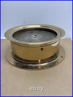 10 Seth Thomas Yellow Brass Maritime Ships Clock Case And Face Only 1880 1890's