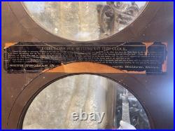 1860 Large Antique Seth Thomas Office Calendar Double Dial Clock, 1 Weight Driven
