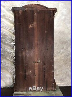 1862 Large Antique USA Seth Thomas Calendar, Day, Month Clock, W 2 Weights Driven