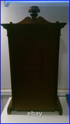 1876 Antique Seth Thomas Office Calendar Double Dial Clock Weight Driven 1875