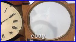 1876 Antique Seth Thomas Office Calendar Double Dial Clock Weight Driven 1875