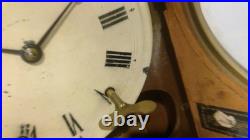 1876 Antique Seth Thomas Office Calendar Double Dial Clock Weight Driven 1875