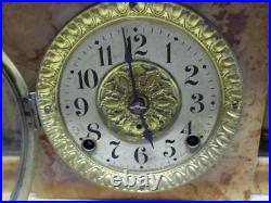 1890's Antique Seth Thomas 8 Day Adamantine Mantle Clock nice condition