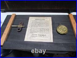 1890's Antique Seth Thomas 8 Day Adamantine Mantle Clock nice condition