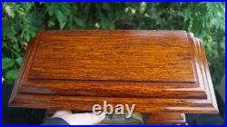 1890s Seth Thomas Burled Rosewood Adamantine Mantle Clock Video ALL ORIGINAL 1890s Seth Thomas Burled Rosewood Adamantine Mantle Clock Video ALL ORIGINAL