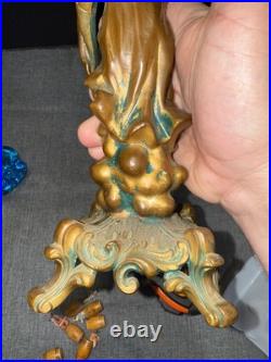 1891 ANTIQUE ART NOUVEAU BRONZE LADY Clock 1891 ANTIQUE ART NOUVEAU BRONZE LADY Clock