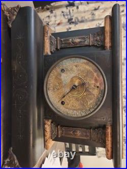 1895 Antique Seth Thomas Clock Adamantine. Working Might Need Light Servicing