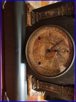 1895 Antique Seth Thomas Clock Adamantine. Working Might Need Light Servicing