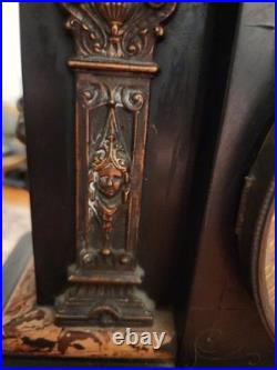 1895 Antique Seth Thomas Clock Adamantine. Working Might Need Light Servicing