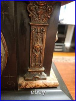 1895 Antique Seth Thomas Clock Adamantine. Working Might Need Light Servicing