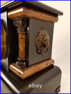 1897 Seth Thomas Hydra Adamantine Mantel Clock