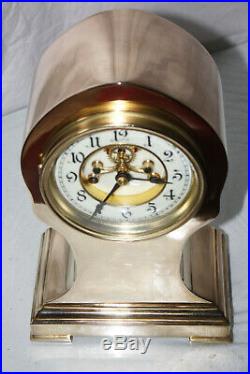 1898 Antique Waterbury Strikes Clock Totally Restored Open Escapement Mechanism