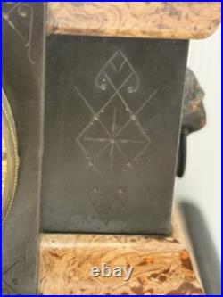 1899 Antique Seth Thomas Adamantine 8 Day Mantle Clock Mechanical