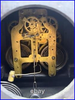 1899 Antique Seth Thomas Adamantine 8 Day Mantle Clock Mechanical