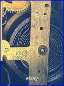 1899 Antique Seth Thomas Adamantine 8 Day Mantle Clock Mechanical