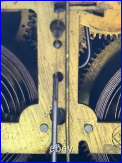 1899 Antique Seth Thomas Adamantine 8 Day Mantle Clock Mechanical