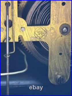 1899 Antique Seth Thomas Adamantine 8 Day Mantle Clock Mechanical