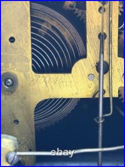 1899 Antique Seth Thomas Adamantine 8 Day Mantle Clock Mechanical