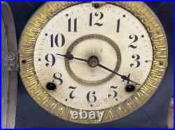 1899 Antique Seth Thomas Adamantine 8 Day Mantle Clock Mechanical