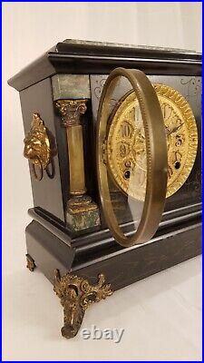 1900 Antique Seth Thomas Arno Clock Mantel Shelf Desk