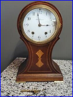 1900s 8 Day Seth Thomas Parma Balloon Shelf Mantle Clock Nice