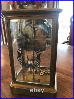 1902 Striking Antique Seth Thomas Crystal Regulator Clock 8 Day See Video