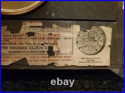 1904 Antique Seth Thomas Adamantine 8 Day Mantle Clock #295E, Working