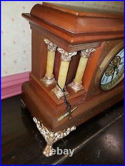 1904 Seth Thomas Chandos Adamantine Mantel Clock