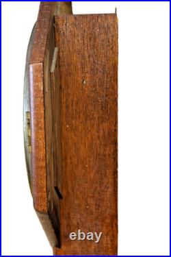 1909 Seth Thomas 12 Drop Octagon Schoolhouse Time Clock with Pendulum & Key