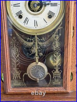 1909 Seth Thomas METAL SERIES #1117 Mantle Alarm Clock ALL ORIGINAL VIDEO