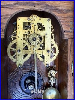 1909 Seth Thomas METAL SERIES #1117 Mantle Alarm Clock ALL ORIGINAL VIDEO