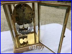 1910s Antique Seth Thomas Crystal Regulator Mantel Clock Working Correctly