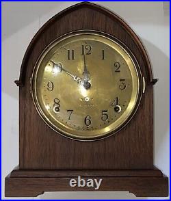 1920S WORKING/CHIMING SETH THOMAS BEEHIVE MANTEL CLOCK-10H X 8.25W X 5D WithKEY 1920S WORKING/CHIMING SETH THOMAS BEEHIVE MANTEL CLOCK-10H X 8.25W X 5D WithKEY