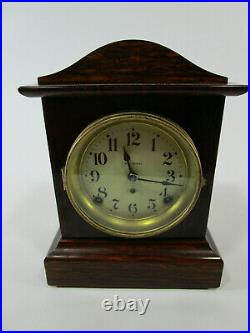 1920's Antique Seth Thomas Mantel Shelf Desk Clock Adamantine