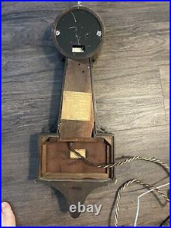 1920's Seth Thomas Banjo George Washington Wall Electric Clock Sold As Is 1920's Seth Thomas Banjo George Washington Wall Electric Clock Sold As Is