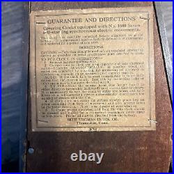 1920's Seth Thomas Banjo George Washington Wall Electric Clock Sold As Is 1920's Seth Thomas Banjo George Washington Wall Electric Clock Sold As Is