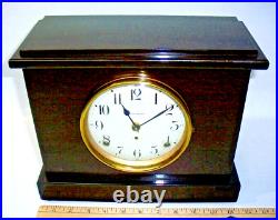 1920's Seth Thomas Mahogany Mantel Clock 89AL Movement, Works/Chimes Perfectly