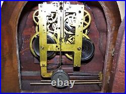 1920s Sessions 8-day Tambour Mantel Mantle Clock BimBam Chimes Serviced Works EX