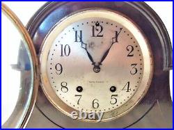 1920s Seth Tomas Tambour #18 8-day Mantel Clock Time & Strike All Original EXC