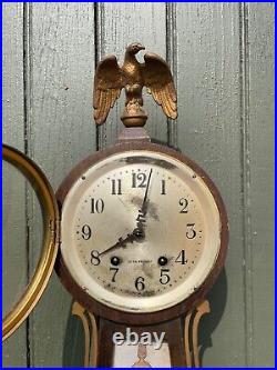 1929 Seth Thomas Banjo No. 7 Clock For Parts, Repairs