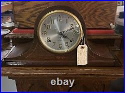 1935 Plymouth 8 Day Mantle Tambour Clock By Seth Thomas