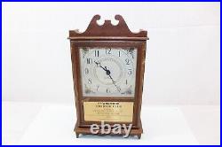 1935 Seth Thomas Award Mantle Clock With Plaque Vintage Collectible