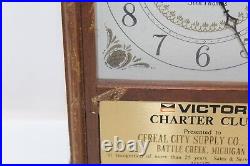 1935 Seth Thomas Award Mantle Clock With Plaque Vintage Collectible