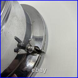 1939 Seth Thomas US Navy Mark I Deck Clock Quartz Porthole + Orig Movement