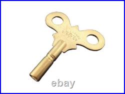 1940 WWII Seth Thomas U. S. Navy Mark I Deck Clock Brass Working with Key