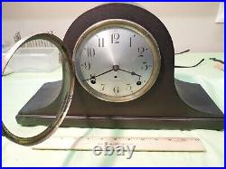 1940s Seth Thomas Vintage Humpback 8-Day Mantle Clock. Both strike/time great