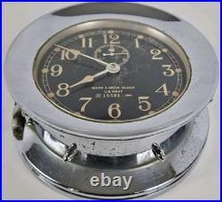 1941 SETH THOMAS WWII U. S. Navy Mark 1 Deck Clock Naval Porthole Ship Wall Clock 1941 SETH THOMAS WWII U. S. Navy Mark 1 Deck Clock Naval Porthole Ship Wall Clock